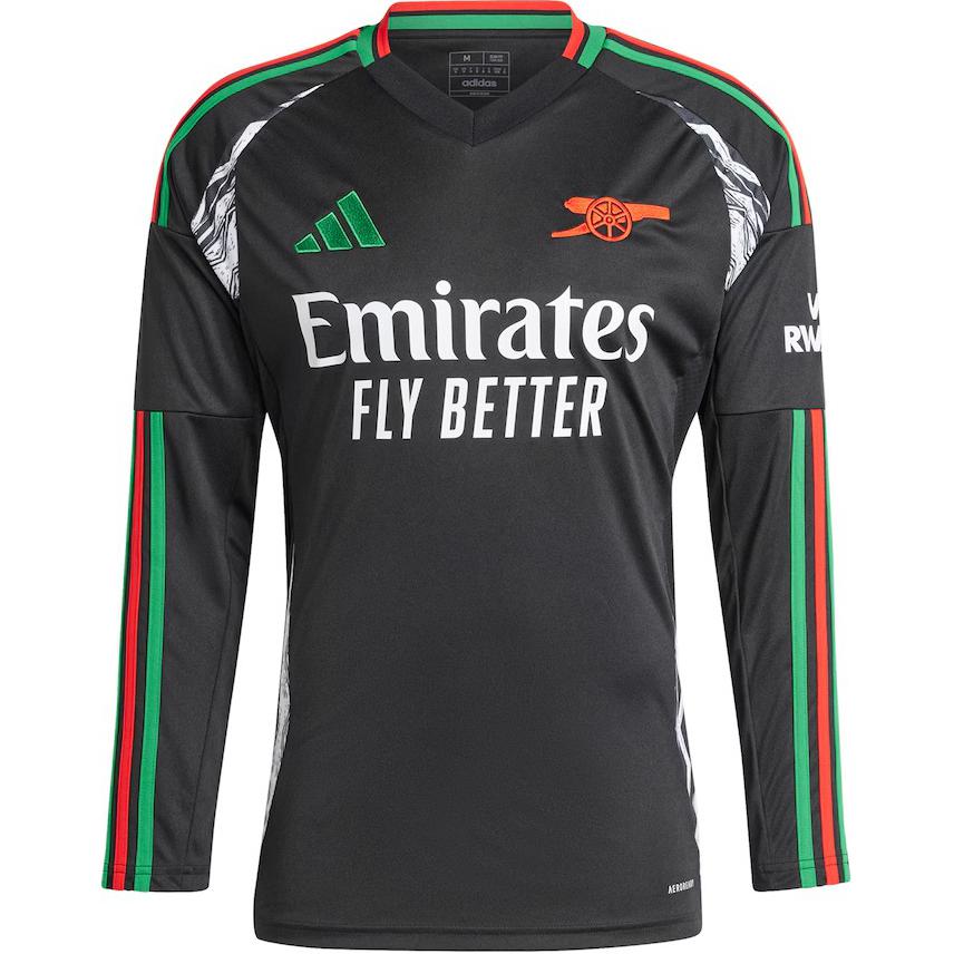 Men's Adidas Free Shipping With AdiClub Arsenal 24/25 Long Sleeve Away Jersey
