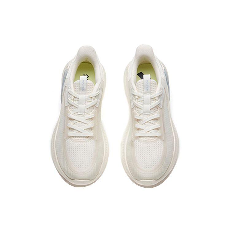 Anta Универсальные дышащие поддерживающие сбалансированные ударопрочные легкие низкие кроссовки для бега женские кроссовки цвета слоновой кости и белого цвета 122135565-2