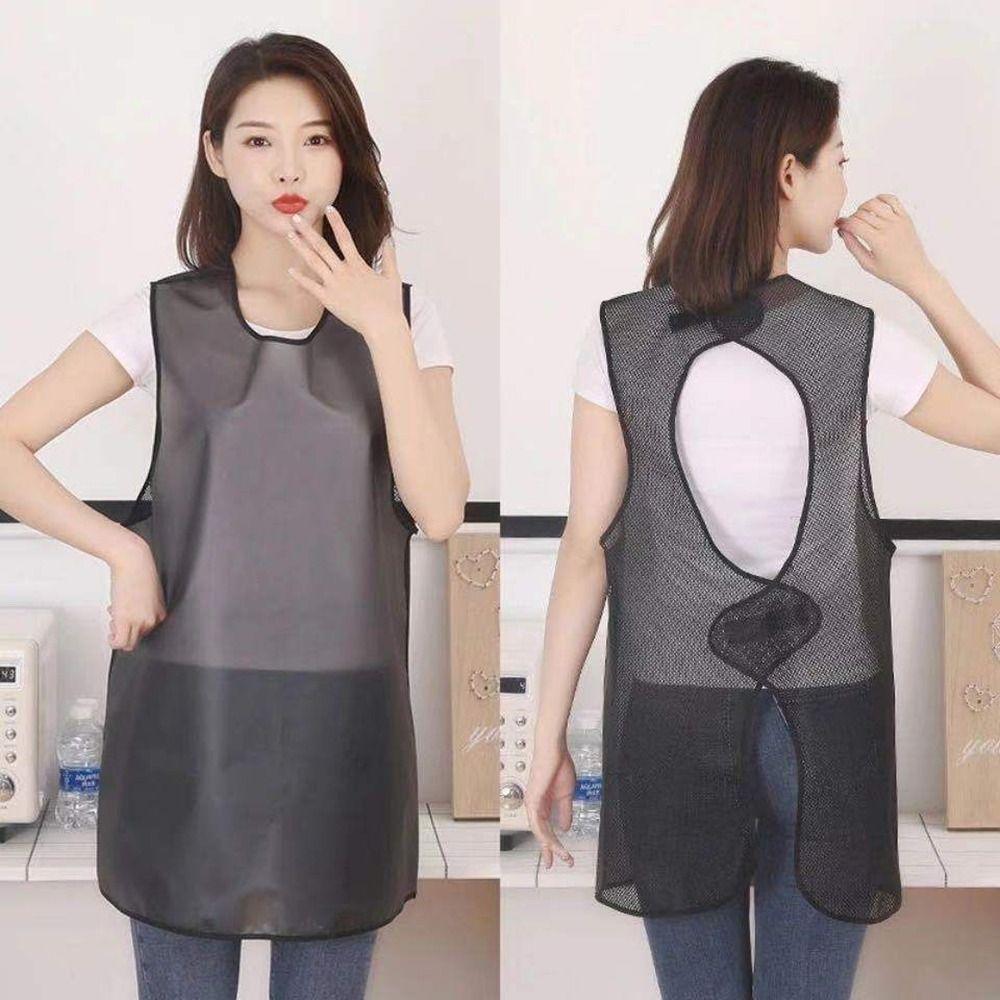 Dishwashing Work Apron with Pockets Cleaning Aprons Fashion Kitchen Apron for Women