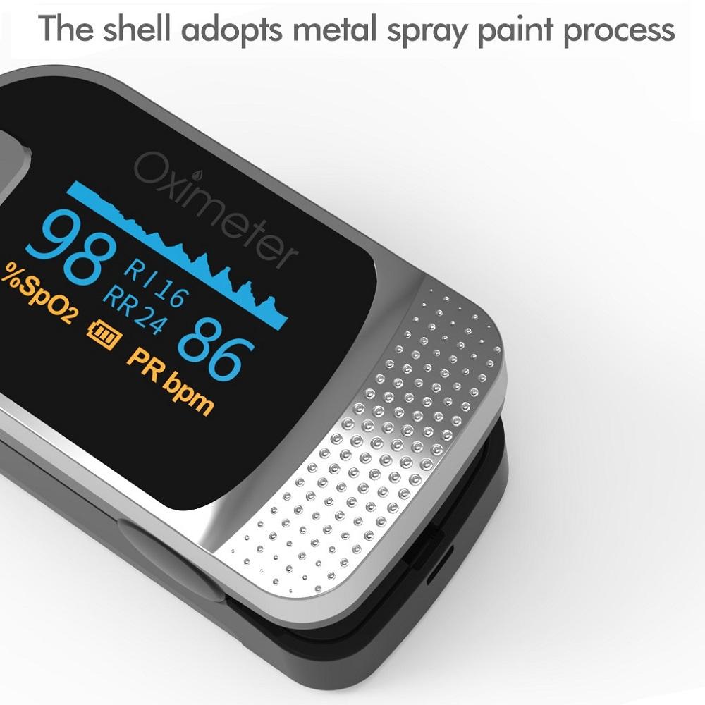 Пульсоксиметр на палец, продвижение, монитор насыщения крови кислородом PI RR SPO PR, 4 параметра, пульсоксиметр для домашнего здравоохранения