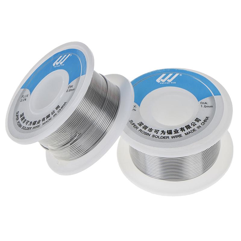 0.8/1.0Mm 50G 2% паяльная проволока с сердечником из канифоли флюса низкоплавящая для паяльника
