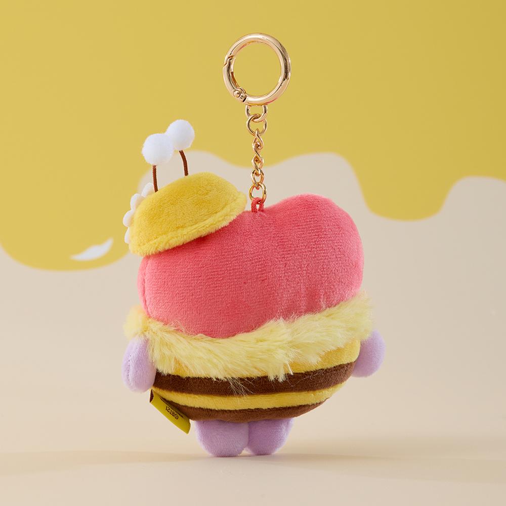 BT21 TATA MININI Пчелка Плюшевая Рулетка Брелок