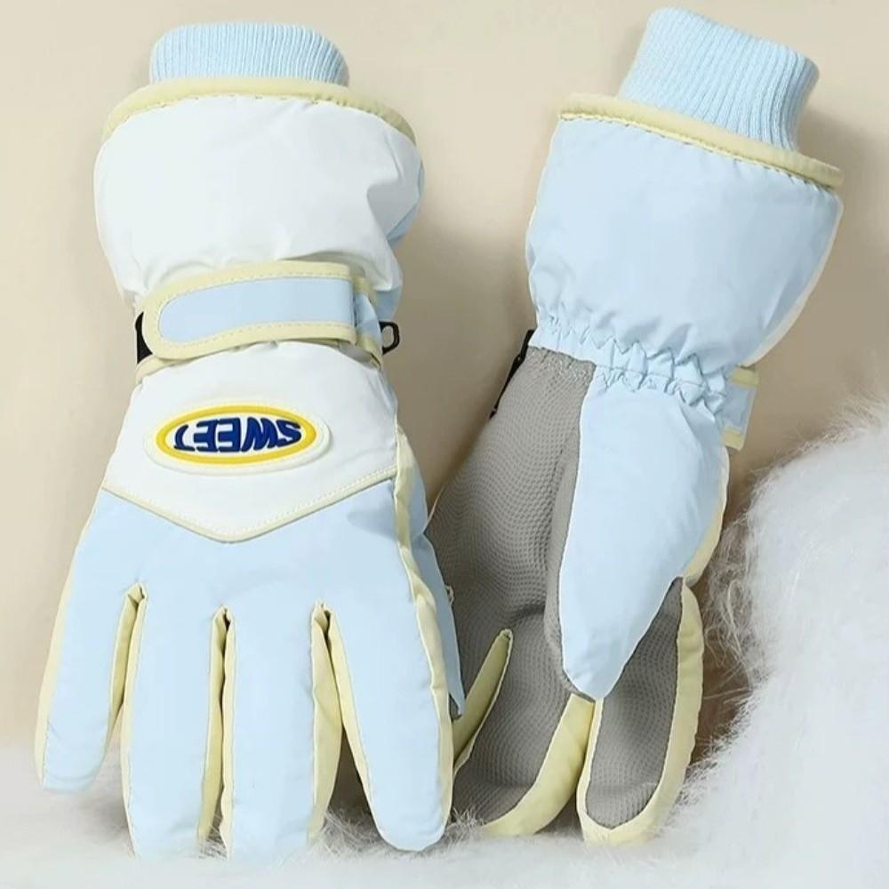 Keep Warm Snowboard Gloves Cycling Mittens Fashion Full Finger Mittens Outdooor