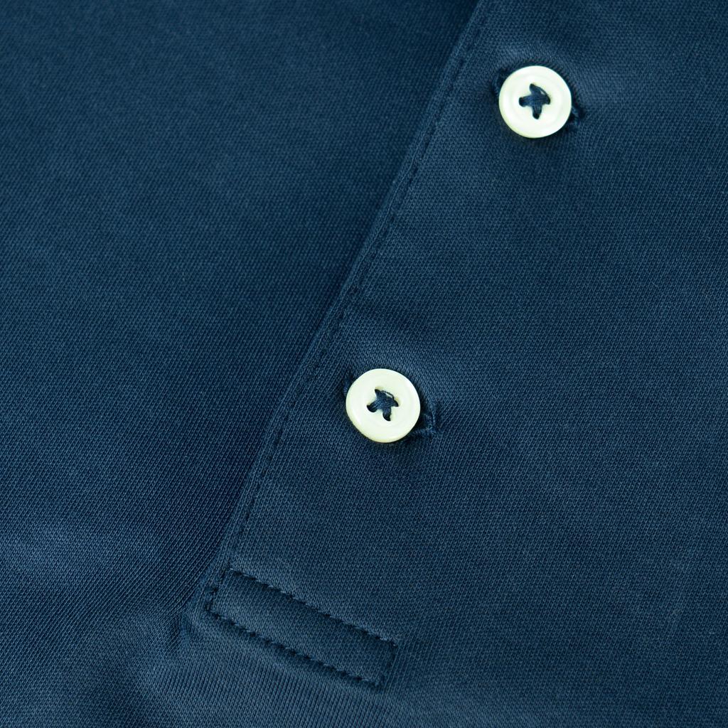 Polo Ralph Lauren Solid Color Logo Embroidered Short Sleeve Polo Shirt Men Tops Navy-Blue 710870645-002