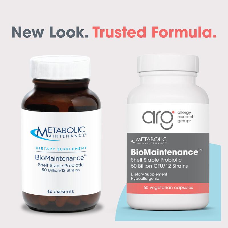 BioMaintenance, Shelf Stable Probiotic, 60 Capsules