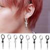 Модные хипстерские индивидуальные серьги из нержавеющей стали, простые украшения для ушей, модные женские и мужские серьги с кисточками, 1 шт.
