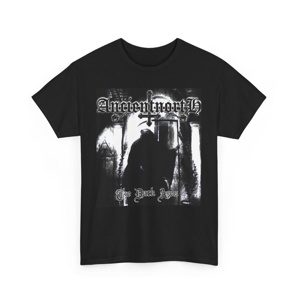 Ancient North Band Tee Unisex Heavy Cotton T-Shirt Black metal tee Y2K