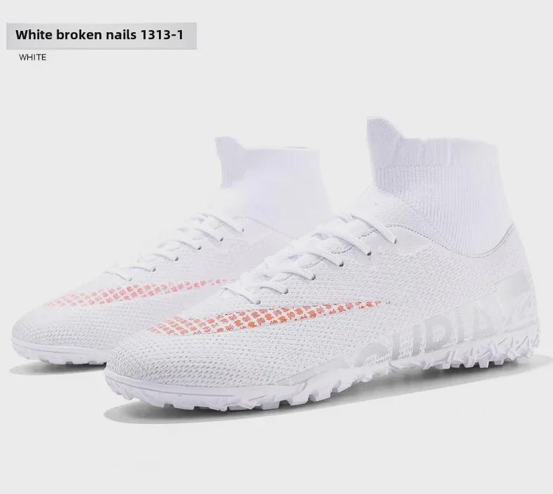 24 новых футбольных кроссовок с высоким верхом для мужчин и женщин: Подходит для AG, TF, студентов и взрослых; Идеально подходит для спортивных тренировок. Горячая распродажа!