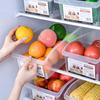 Clear Plastic Refrigerator Food Storage Box Container Fridge Drawer Shelf Household Kitchen Pantry Organizer Box