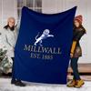1pc Millwall Football Club Theme Blanket - Digital Print, Polyester, Cozy for All Seasons, Perfect for Outdoor, and Travel