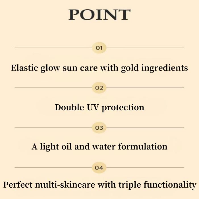 3W Clinic Collagen & Luxury Gold Water-Full Serum Солнцезащитный крем 50 г