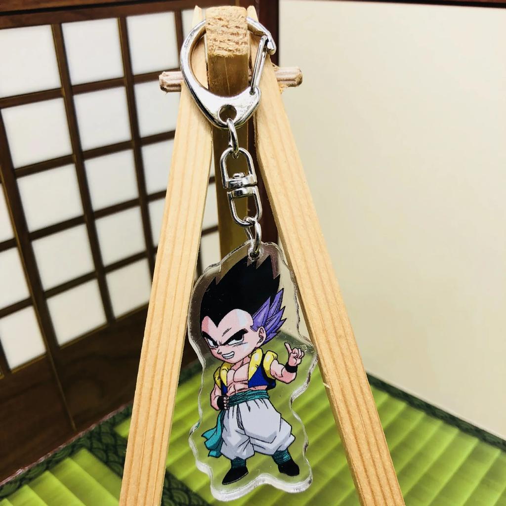 Акриловый Брелок Goku Trunks Buu Piccolo Аниме Косплей Аксессуар