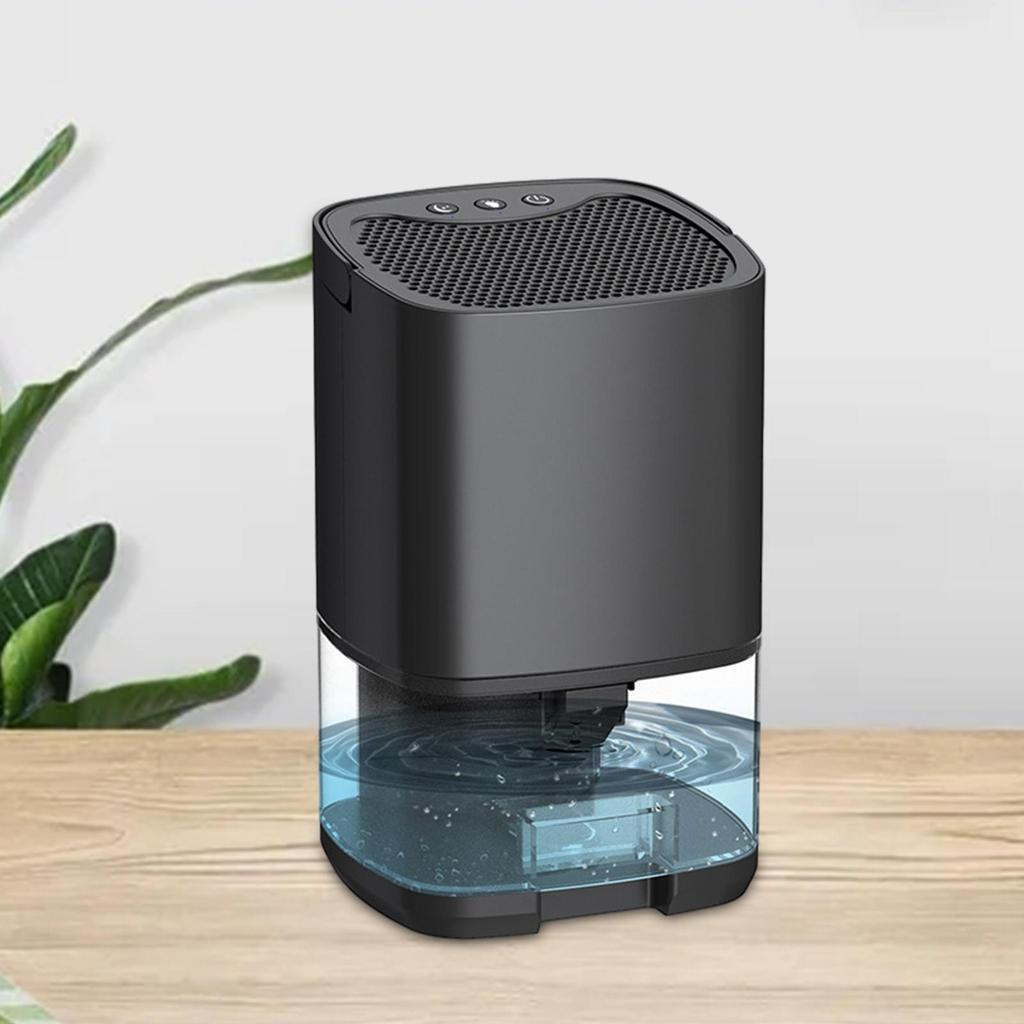 Electric Dehumidifier Compact Quiet Auto Off Moisture Absorbers Portable Dehumidifier for Wardrobe Home Bathroom Office
