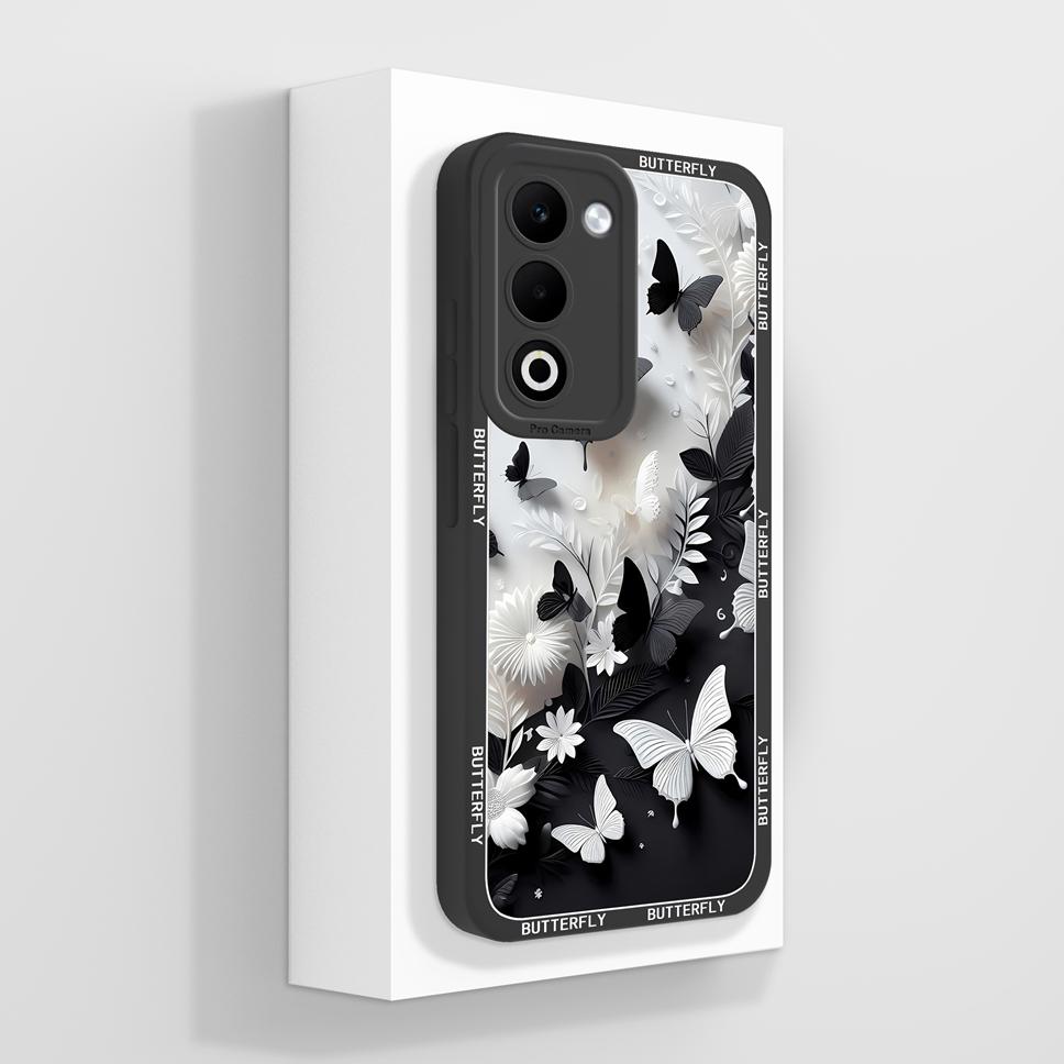 For Oppo A5 5G CPH2735 Phone Case Elegant Butterfly Patterns High Quality Bumper For Oppo A 5 OppoA5 Anti Drop Soft Fundas Capa