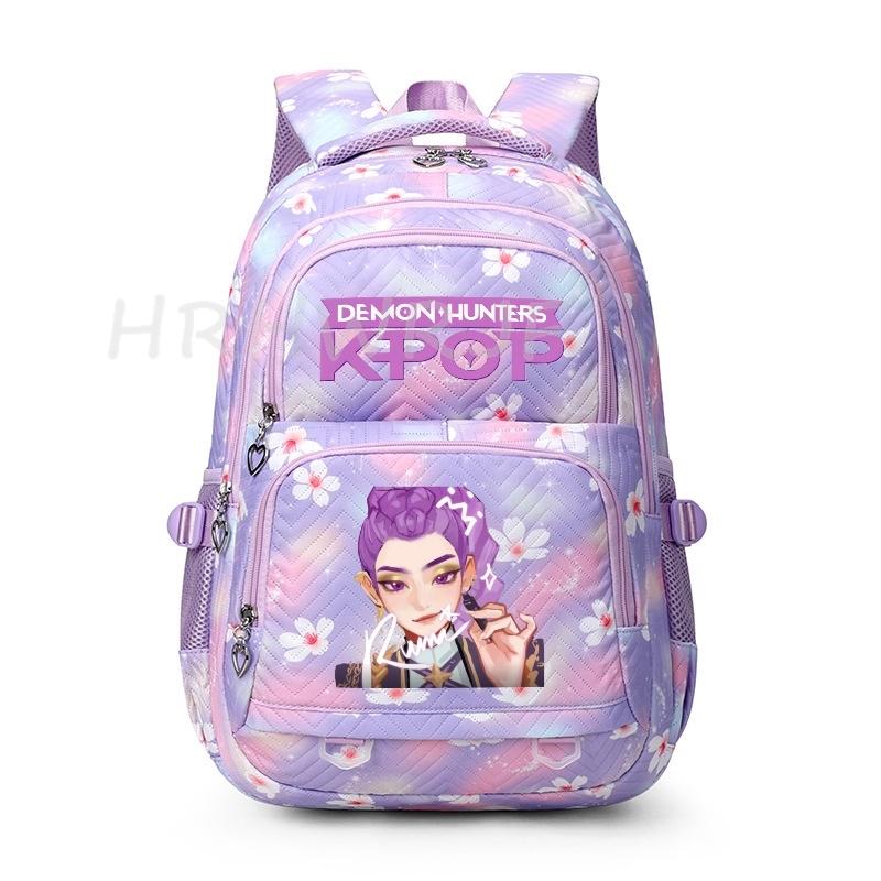 K-pop Охотники на демонов Рюкзак для ноутбука Школьные сумки Девочки Подростки Сумка для книг Молодежный школьный рюкзак Дорожный школьный Студенты Повседневный Мочила