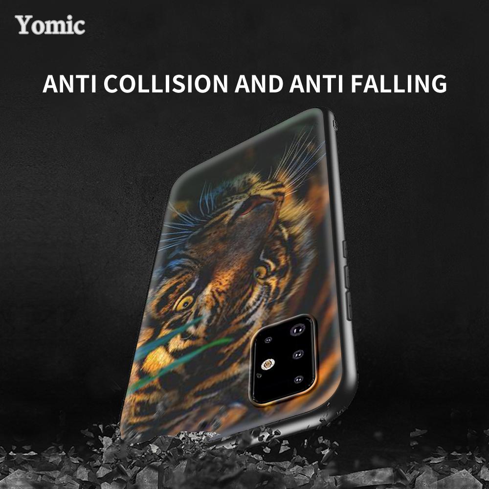 Чехол King Tiger Lion для Samsung Galaxy S21 Ultra A51 A71 A52 A72 5G S20 FE A50 A70 A41 A31 A30 A21s, черный чехол из ТПУ