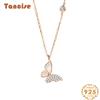Tancise S925 Sterling Silver Luxury Personality Pendant Necklace Women's Classic Tide Necklace