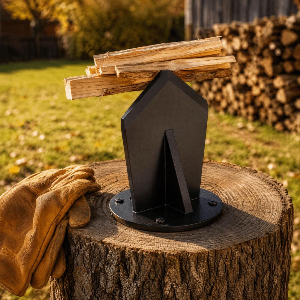 High Carbon Steel Firewood Splitter Heavy Duty Wood Splitter Kindling Splitter Fireplace