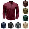 Men's Long Sleeved T-shirt Round Neck Shirt Men's Casual T-shirt