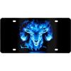 Aluminum Metal Front License Plate Cover Decorative Car Plates Rust-Proof Waterproof 6x12 Inch Bear Mountain Car Accessories
