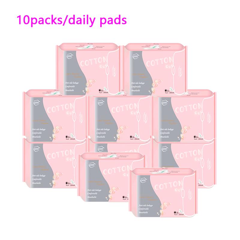 300pcs=10packs Anion Sanitary Napkin for Women Napkin Sanitary Tampons Kill Bacteria Anion Pad with Daily Use Anion Hygienic Pad