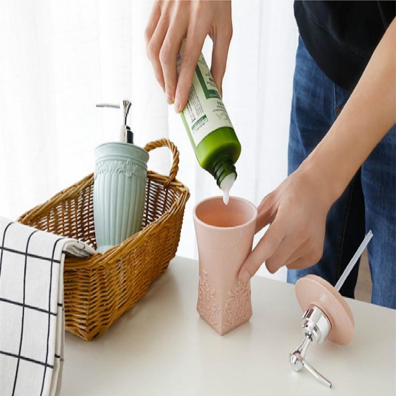 400ml Bathroom Liquid Soap Holder Facilities Press Bottle Dispensador for Shampoo