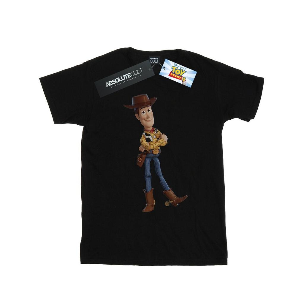 Disney Womens/Ladies Toy Story 4 Sherrif Woody Cotton Boyfriend T-Shirt