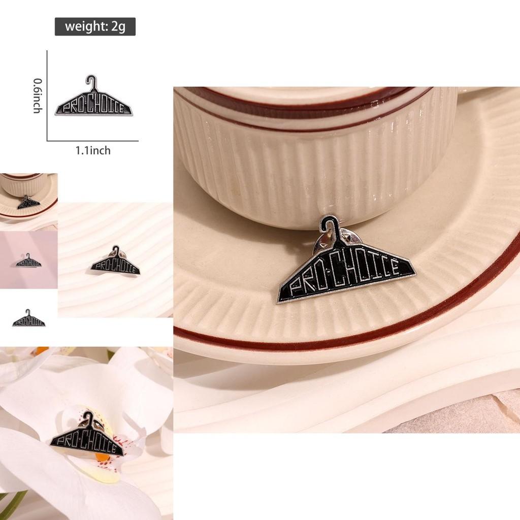 Unique Black Hanger Design Metal Brooch Pin Featuring Cute Cartoon Characters For Trendy Fashion