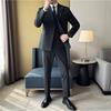 Men's Double-breasted Suit Suit Men's Business Suit Three-piece Suit