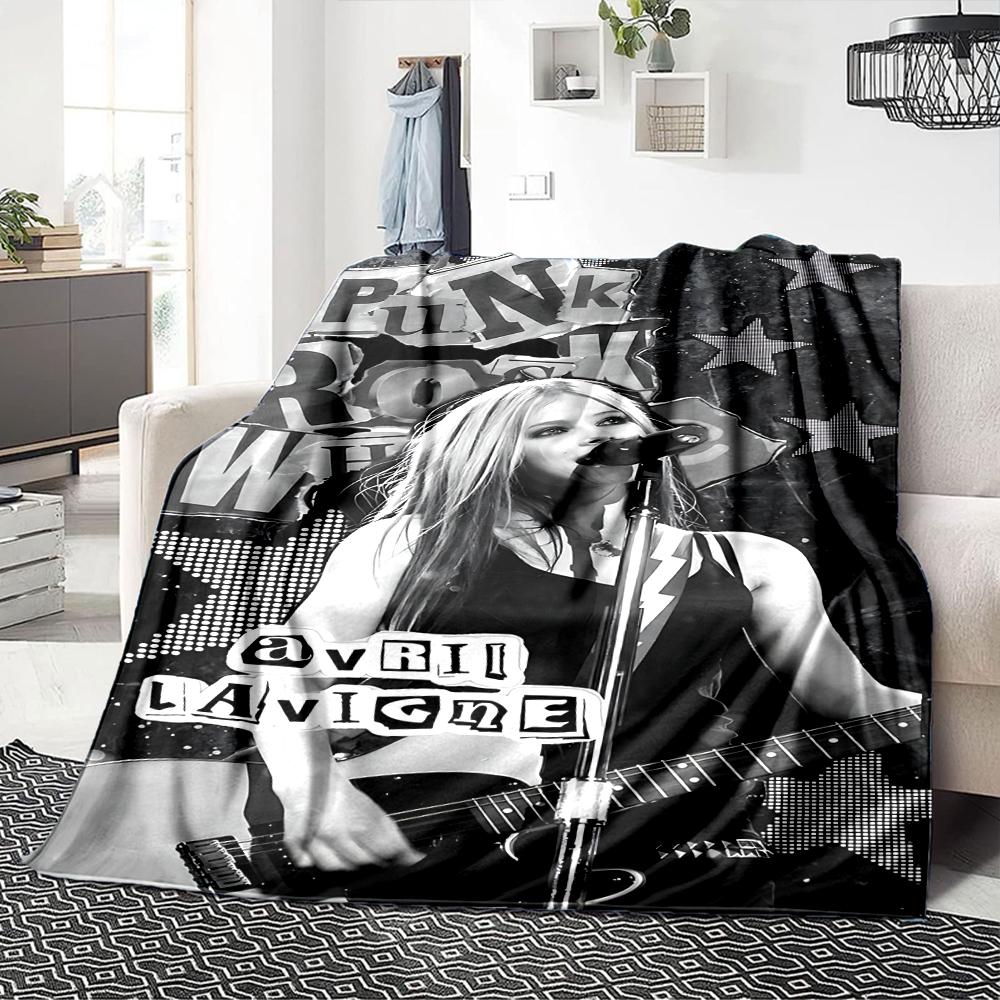 Punk Rock Music Icon Blanket Soft Throw Blanket For Home Bedroom Bed Sofa Travel Office Solid Christmas Blanket