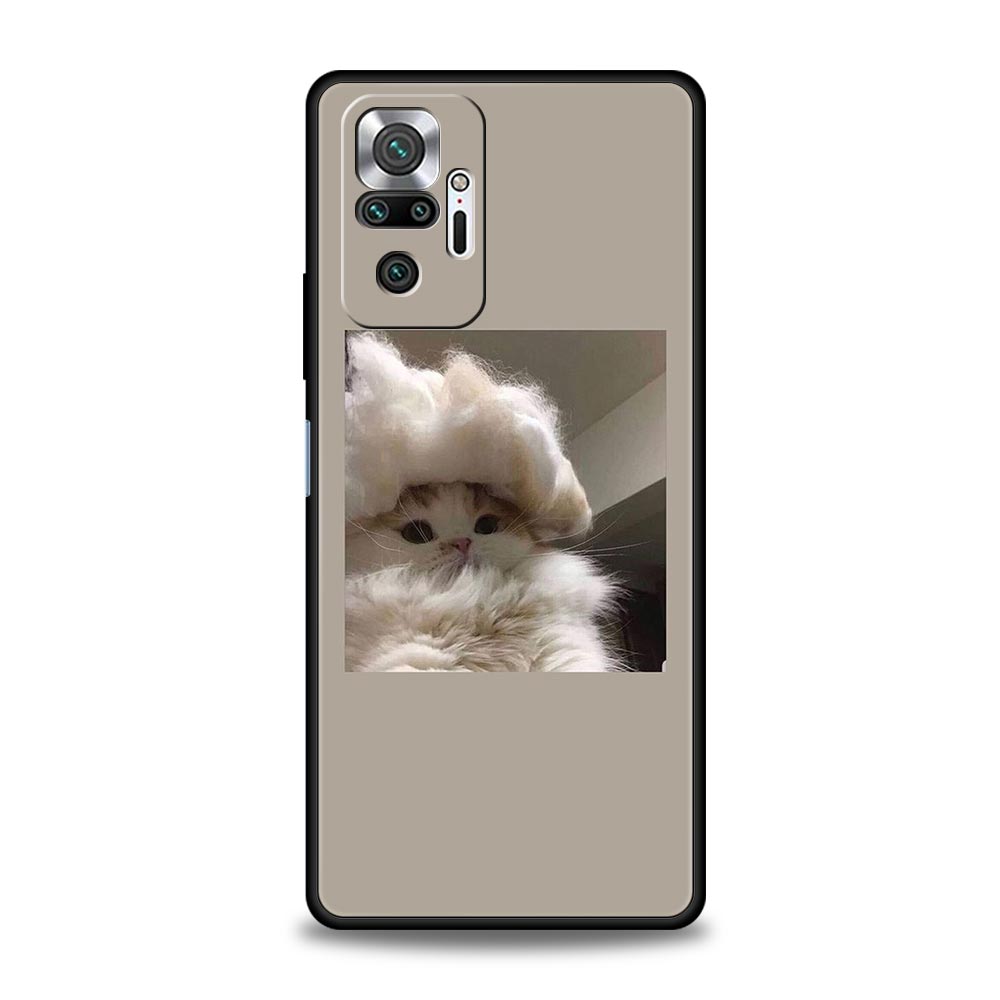 Чехол для телефона с милым щенком и котом для Xiaomi Redmi Note 13 12 5G 11 10 Pro Plus 4G 9S 9 8 7 9T 13C 10C 9C 9A, мягкий силиконовый чехол