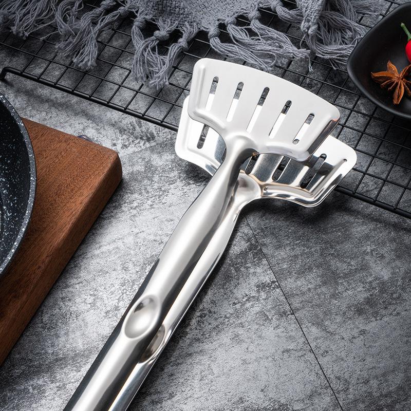 HANYANG Зажим для жарки рыбы из нержавеющей стали, зажим для стейка, многофункциональный зажим для жарки еды, зажим для барбекю, зажим для еды в супермаркете, хлеба