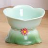 Gradient Color Cat Bowl Ceramic Pet Drinking Feeder Dog Food Feeding Basin  Neck Protection