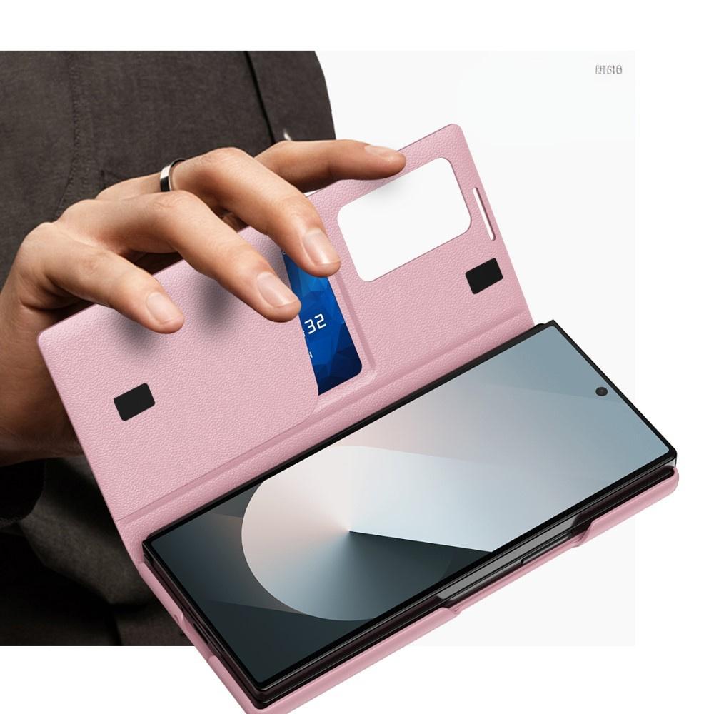 Samsung Z Fold5 5G Smart View Wallet Flip Case, Pink