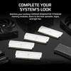 Corsair DOMINATOR Титановый комплект для улучшения RGB-подсветки DDR5 - 2 модуля - 0 ГБ ОЗУ - Совместим с CORSAIR iCUE - Белый