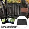 Summer Car Sunshade Curtains AntiUV Sun Protection Heat Insulation Car Side Window Curtains Interior Cool Car Sunscreen Curtains