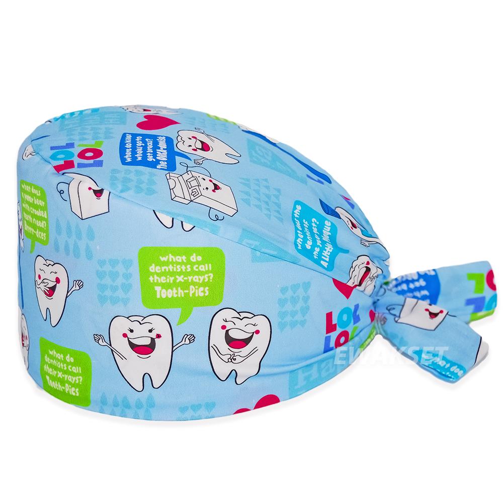 Новая мягкая кепка из хлопка, регулируемая шапка с героями мультфильмов, шапка для лабораторной работы, хирургическая шапка, аптека, аксессуары для ухода за стоматологом, шапочки-скрабы