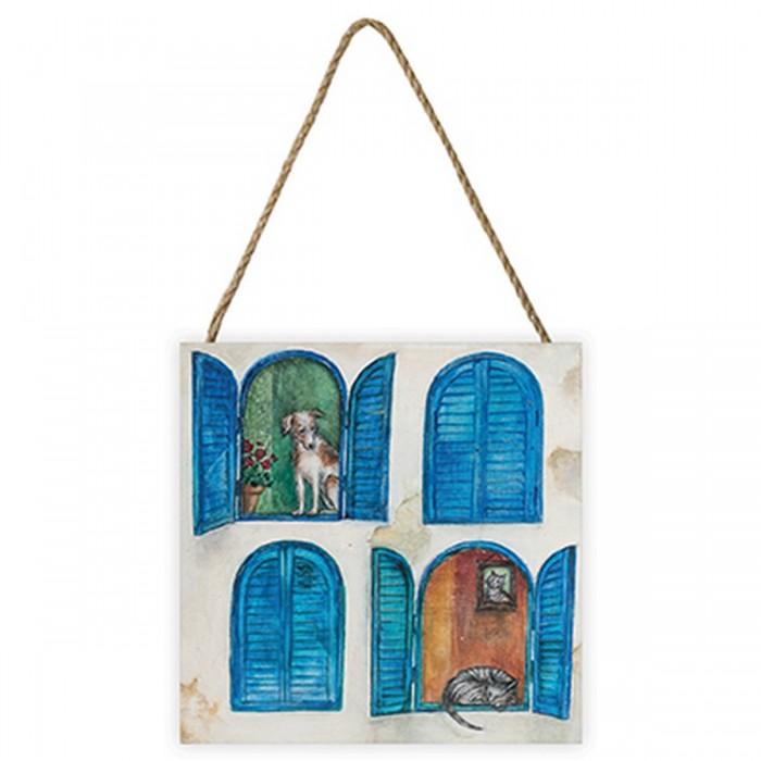 Деревянная табличка с кошачьим ворсом Джо Рамма