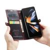 Полная защита, кожаный чехол-сумка для телефона с слотом для карт памяти для Samsung Galaxy Z Fold 4 5g Fold4 Fold 3 Fold3 Zfold4, противоударный чехол
