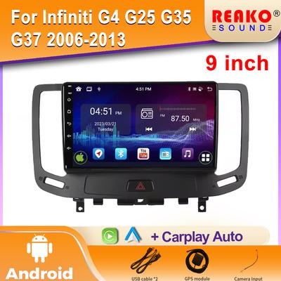 Android Car Radio для Infiniti G4 G25 G35 G37 2006-2013 Мультимедиа Bluetooth Плеер Навигация GPS 4G Carplay Авторадио