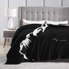 Nina Simone Black history Fuzzy Blanket  Creative Throw Blankets for Home Hotel Sofa  150*125cm Plush Thin Quilt