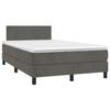 VidaXL Slatted Bed Base with Mattress and LED, Upholstered Bed, Double Bed, Adult Bed for Interior Bedroom, 3134274