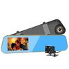 Car Dash Cam IPS 4.3" Touch Screen 1080P HD Rear View Mirror Camera Dual Lens Parking Assistant
