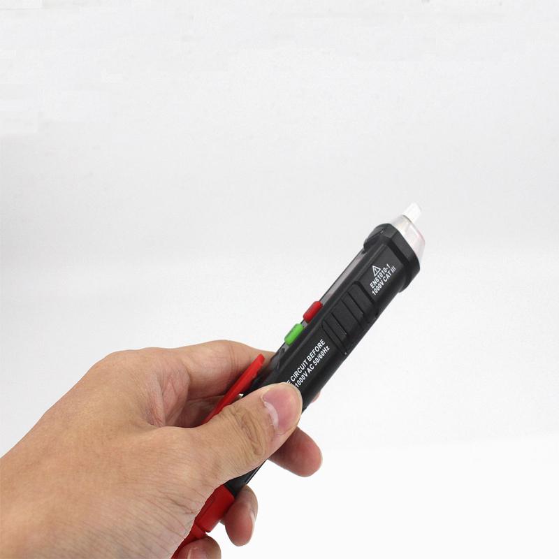 Digital 12-1000V AC Voltage Detectors Non-Contact Tester Pencil Voltmeter Intelligent Alarm Meter Auto Volt Current Electric