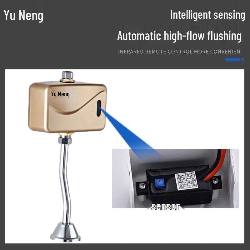 Yuno Smart Sensor Automatic Urinal Flusher with Regulating Valve