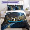 Newcastle United Football Printed 3 Pieces Bedding Set, Comfortable Skin Friendly Bedroom Duvet Cover Set