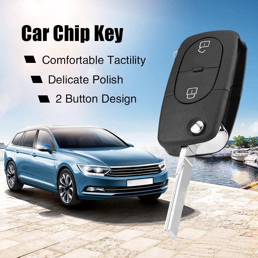 1J0959753A 2 Button Car Remote Control Key 434Mhz ID48 Chip Transmitter for  Passat Golf MK4