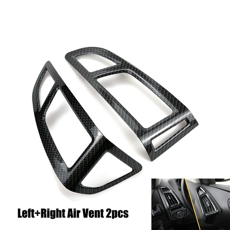 Автомобильный Стайлинг, подстаканник на панели передач, дверная ручка, вентиляционное отверстие на руле, декоративный чехол для Ford Focus 3 mk3