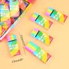 2B Eraser Rainbow Mini Eraser for Children Soft Eraser Soft School Eraser Set Excellent Clean Erasing for School Kid