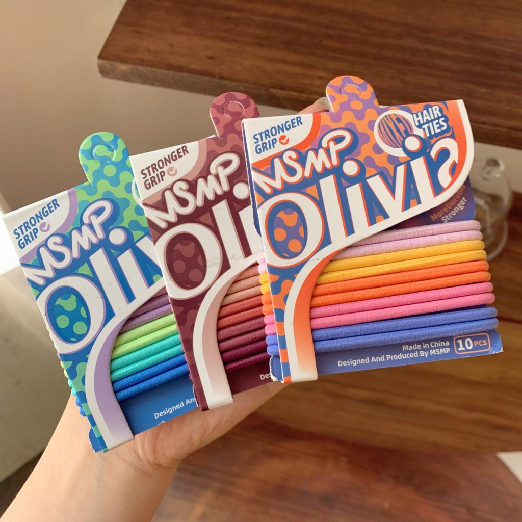 Резинки для волос Candy Color - Мягкие резинки для хвостиков и косичек. Безболезненный захват, подходит для всех типов волос. Унисекс.
